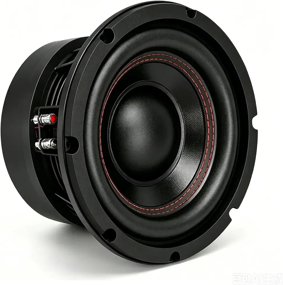 Amagkon 10" 1200W Max Power Dual 4 Ohm 66Hz-1000Hz 85dB Car Subwoofer