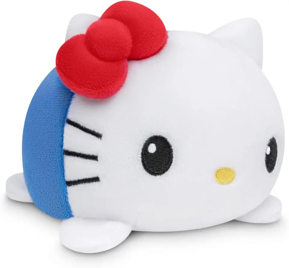 TeeTurtle Reversible Sanrio Hello Kitty and Mimmy 4 Inch Flip Plush