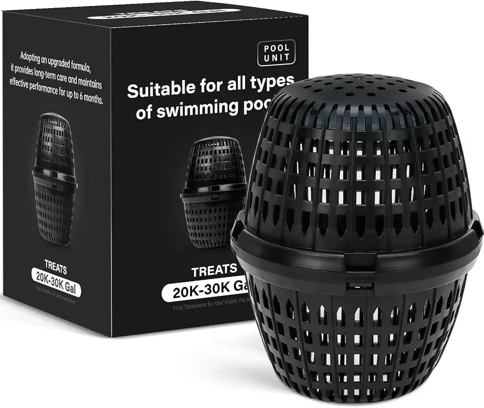 Suitable for 20k-30k Gallons Pools Black