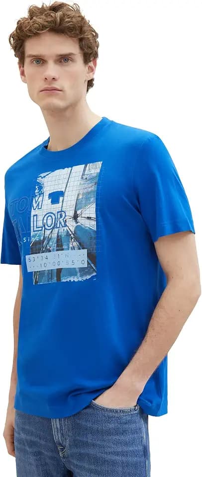 TOM TAILOR Herren T-Shirt mit Fotoprint