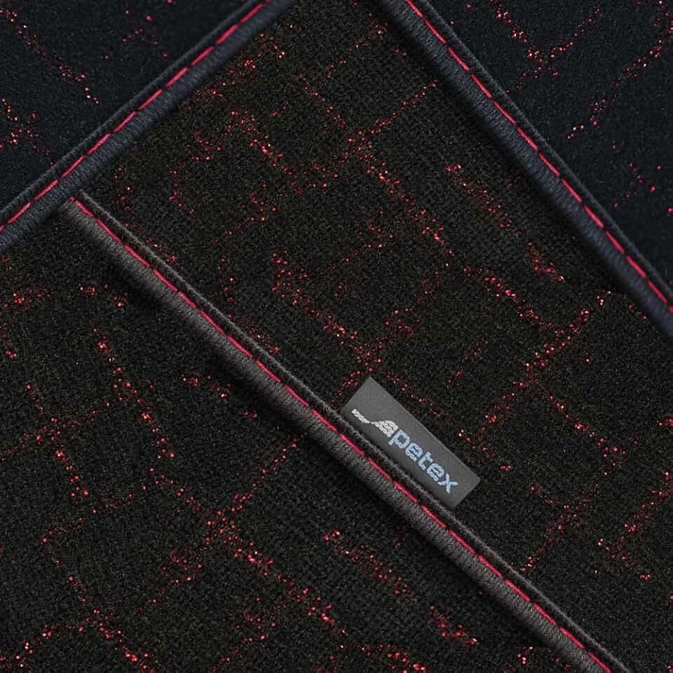PETEX MODERN Autoteppich Premium Passform vorne rot 1-teilig