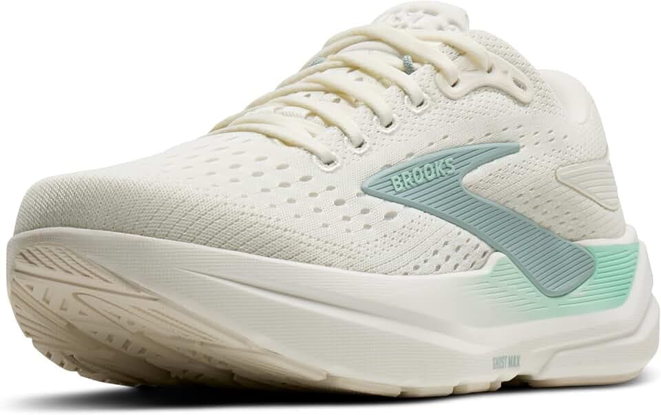 Brooks Ghost Max 3 Damen Laufschuhe Joggingschuhe weiß/türkis weiß