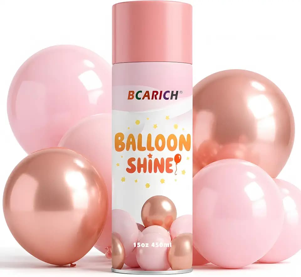 15 oz Balloon Shine Spray for Latex and Foil Balloons, Indoor and Outdoor