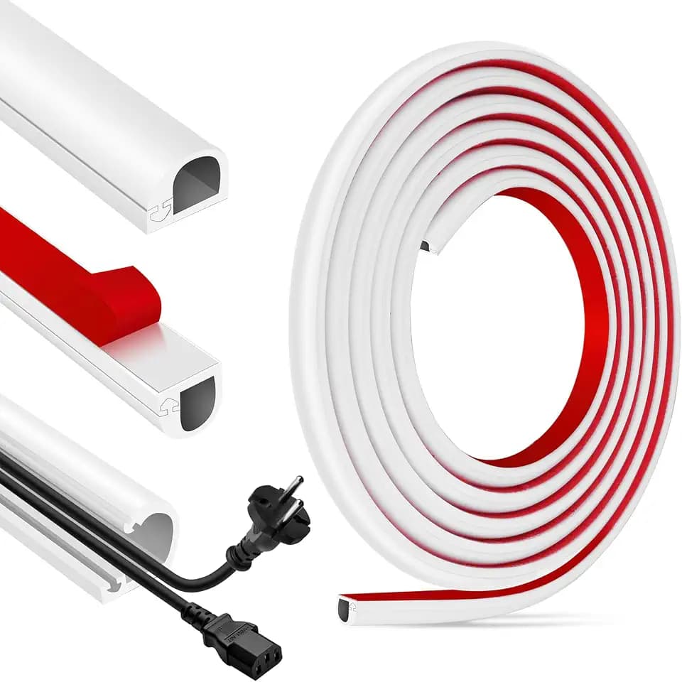 Silicone Cord Hider Wall Cord Covers for Wires on Wall