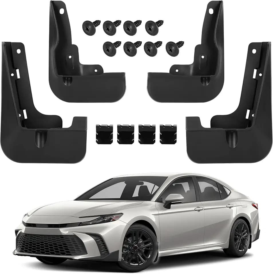 Mud Flaps Splash Guards for Toyota Camry SE XSE 2024 2025 2026 All Weather Fender Guard Protect Against Mud and Rocks Protect Car's Paint, Toyota Sport Model Accessories (4-Pack)