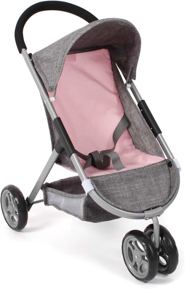 Bayer Chic 2000 Puppenbuggy Speedy – Puppenwagen - grau-rosa