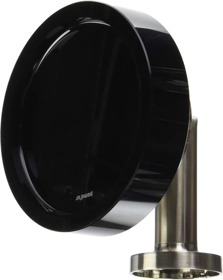 Pomdor Seifenschale Chester PVD Nickel matt – Schwarz Heritage