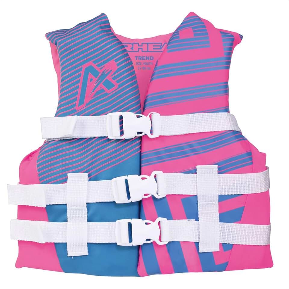 Airhead Trend Life Jacket for Adults & Kids - USCG Approved Life Vest for Men, Women, Youth & Child, Watersports Vest for Boating, Tubing & Swimming