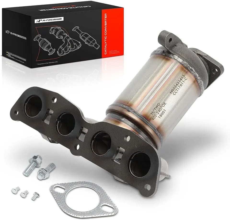 A-Premium Front Exhaust Manifold Catalytic Converter with Gasket Kit Direct-Fit Compatible with Hyundai Tucson 2019 2020 2021 2.0L, AWD, E.P.A. Compliant