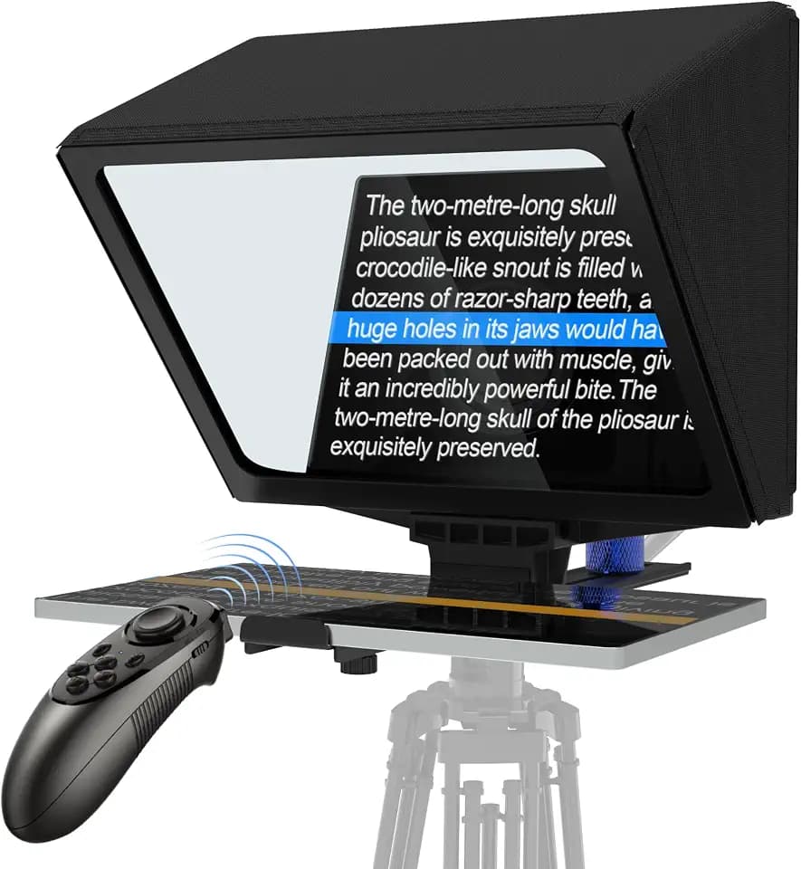9.3" Teleprompter for Phone & Camera, with APP, Remote Control