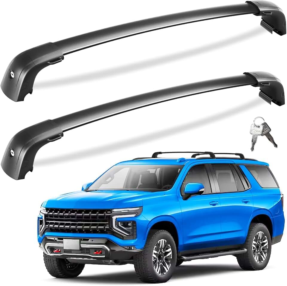 Roof Rack Cross Bars for 21-26 Chevy Tahoe & Suburban & Yukon & Escalade