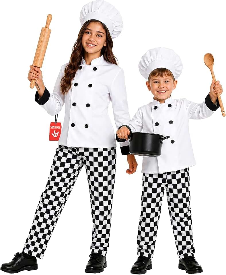 Fun Shack Koch Kostüm Kinder, Berufe Halloween Kostüm Kinder