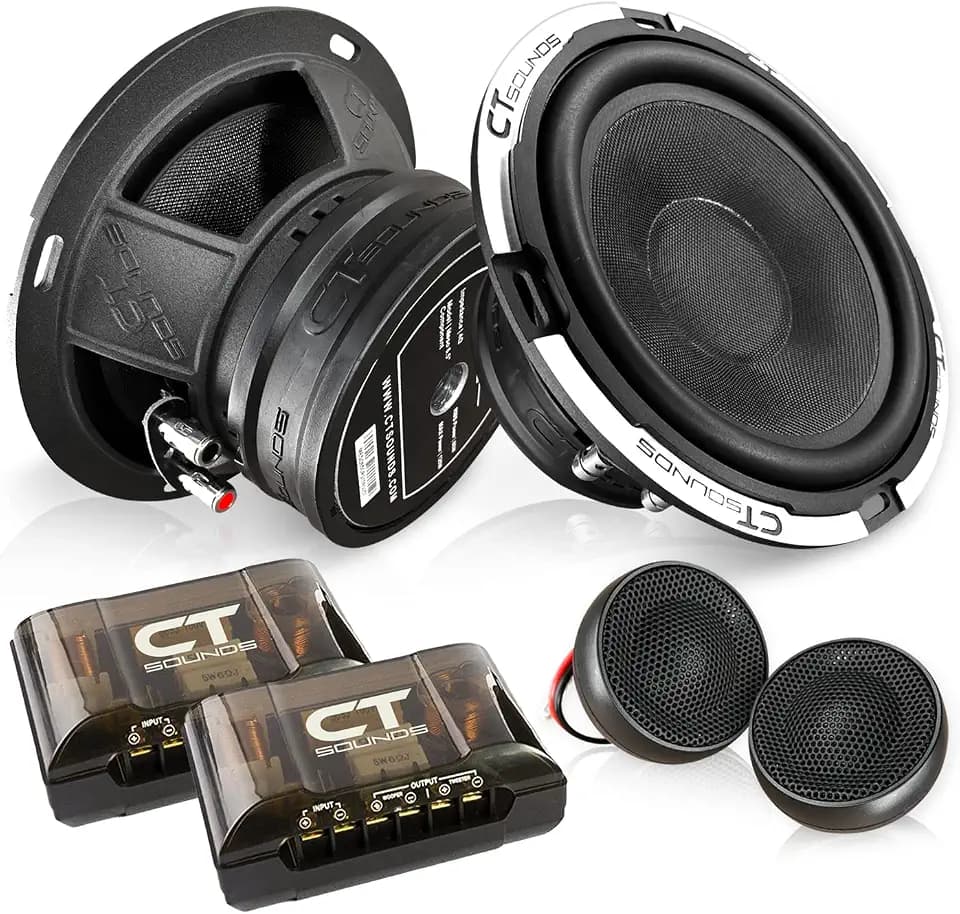CT Sounds Meso 6.5” 320 Watt 2-Way Premium Component Car Speaker Set
