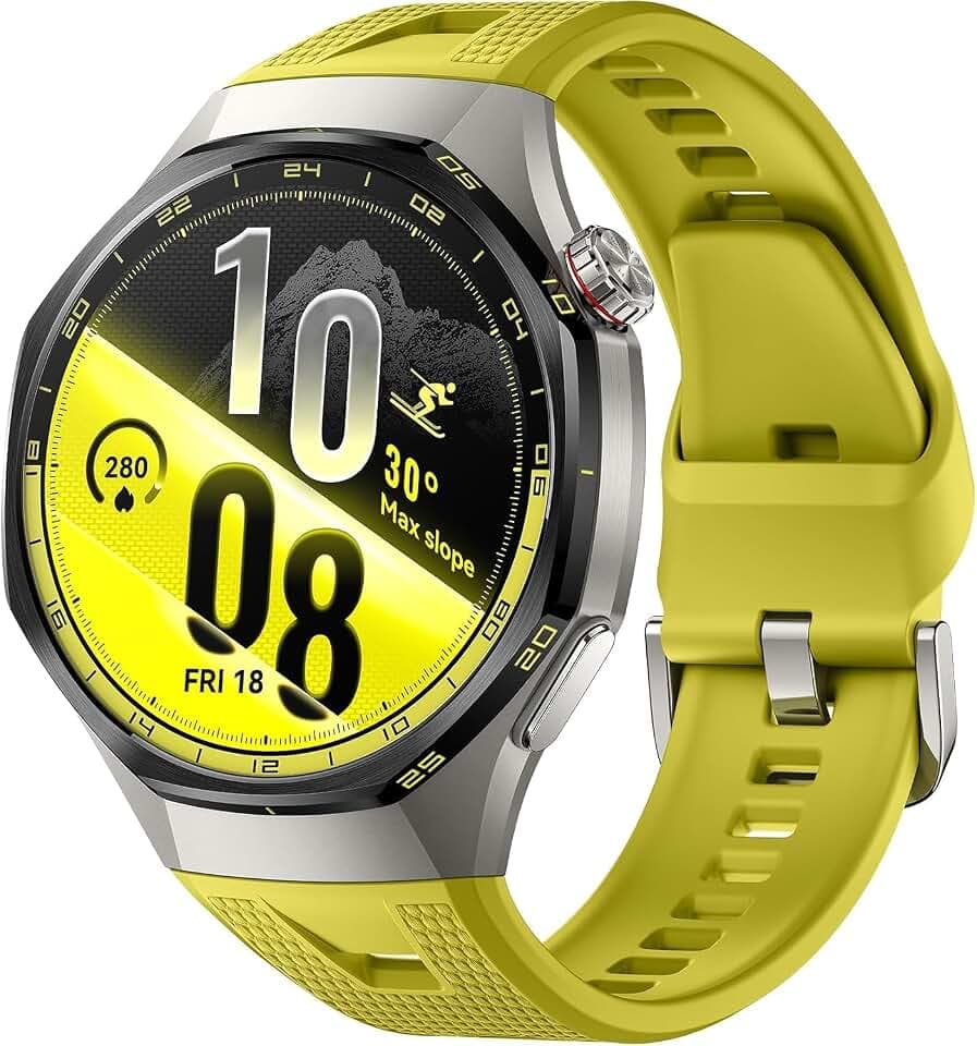 HUAWEI Watch GT 7 Pro Smartwatch, Titanlegierung, EKG, GPS, 46 mm, Yellow