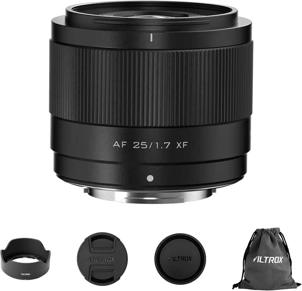 VILTROX AF 25mm F1.7 XF Prime Lens for Fuji X Mount Cameras