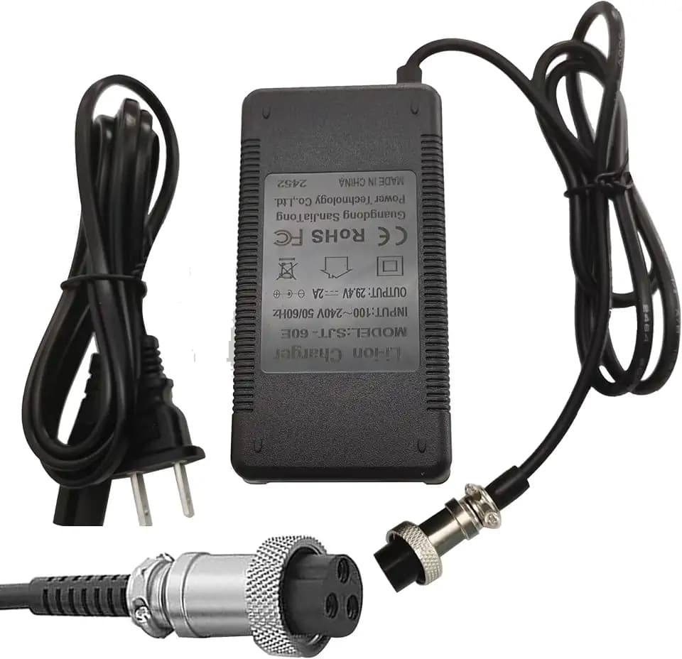 24V(29.4V max) Charger for Razor MX350 Charger Scooter, Crazy Cart, Dirt Quad ATV, Pocket Mod, Motorcycle, MX400 Dirt Rocket, E300, E200, E100, Moped, Go Kart Battery Cargador