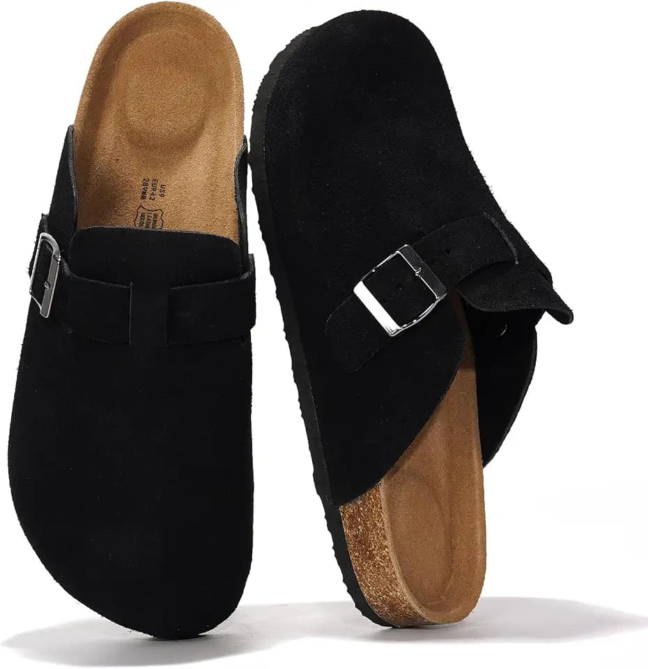 100% Full Grain Genuine Leather Clogs for Men - Fall Shoes for Men 2026