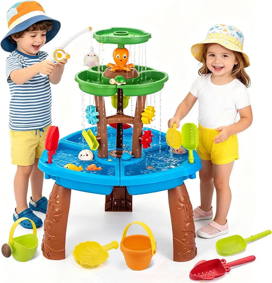 Kids Water Tables with Fishing Game Set