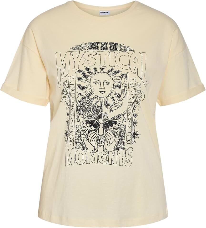 Noisy May Damen Nmbrandy Zodiac Print Tee JRS