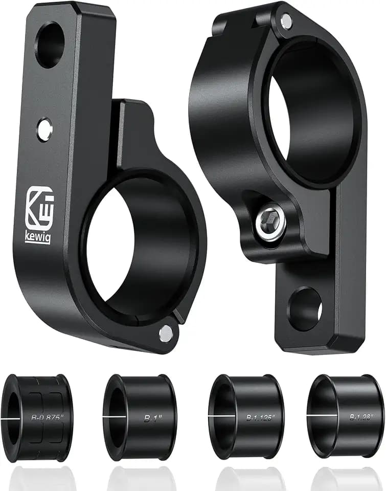 VAZESWIN 2PCS Aluminum Alloy Light Bar Mounts, Light Bar Mounting Brackets