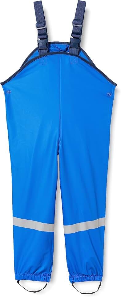 Playshoes Unisex Kinder Wind- und wasserdichte Regenhose Regenbekleidung Matschhose Regenlatzhose Ungefüttert