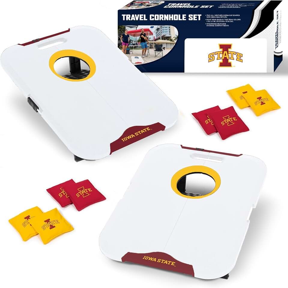 Wild Sports NCAA Cornhole Set, 2 Boards & 8 Bean Bags