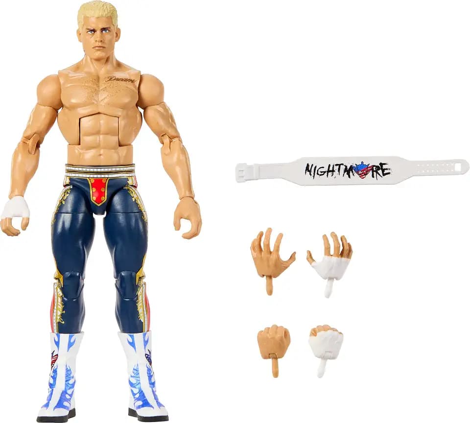 Mattel WWE Elite Cody Rhodes Action Figure & Accessories, Series #125
