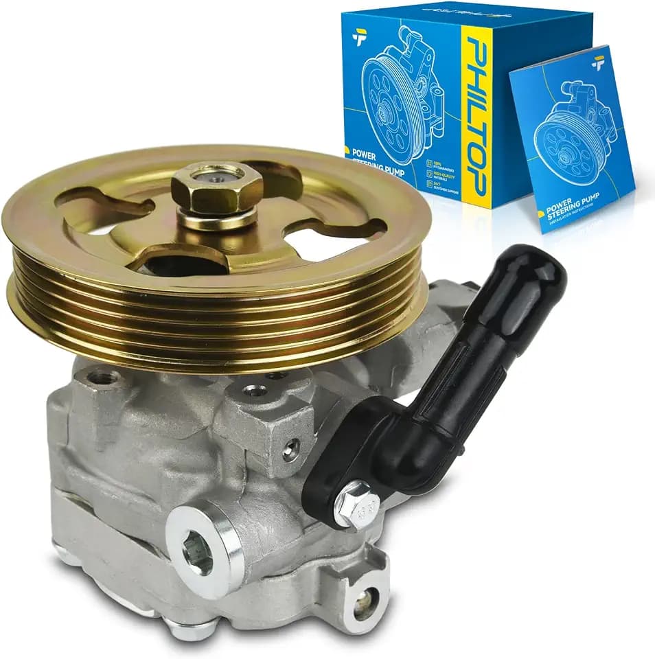 PHILTOP 21-5196 Power Steering Pump Pulley for 2005-2009 Outback 2.5L/2.5T