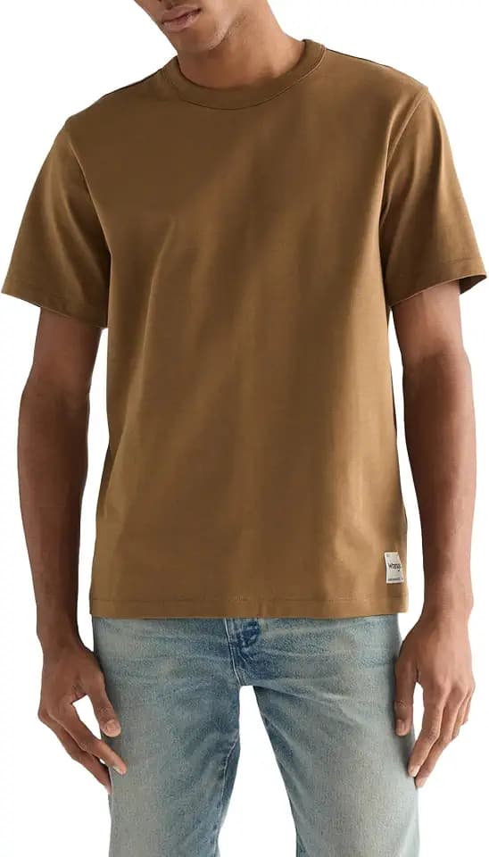 Wrangler Herren Ss Solid Tee T-Shirt (1er Pack)