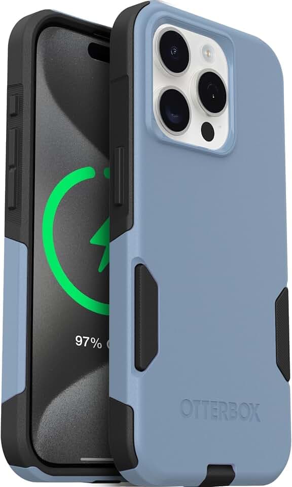 OtterBox iPhone 15 Pro Max Commuter Series MagSafe Case - Blue & Black