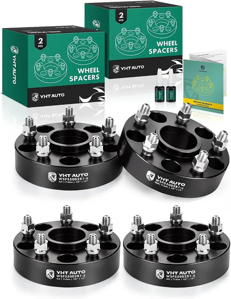 YHTAUTO 5x5 Hub Centric Wheel Spacers 1.5 Inch for Jeep XK WJ WK JK