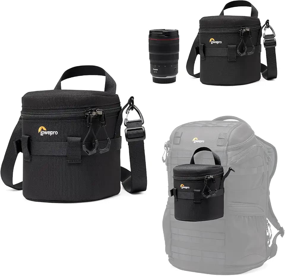 Lowepro ProTactic LCS 11 x 15 III Camera Lens Case, Camera Lens Pouch Bag, fits 12-24mm F/2.8, for DSLR and Mirrorless Cameras, Vol-1.5L Dim:5.91x4.33x4.33in, Camera Bag, for Photographer/Videographer