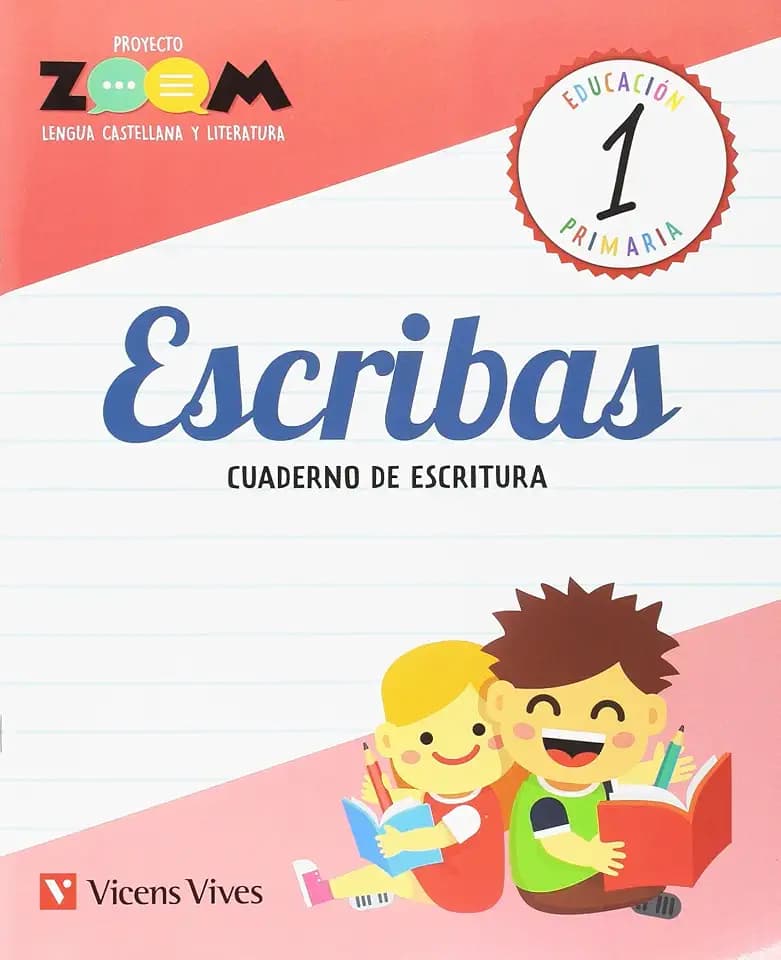ESCRIBAS 1 CUADERNO DE ESCRITURA (ZOOM)