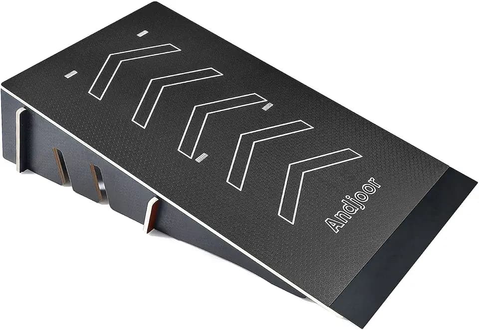 Kids Jumping Ramp for Skateboard, Bike, Scooter, BMX, RC Car and Dirt Bike, 42.91 in, Black