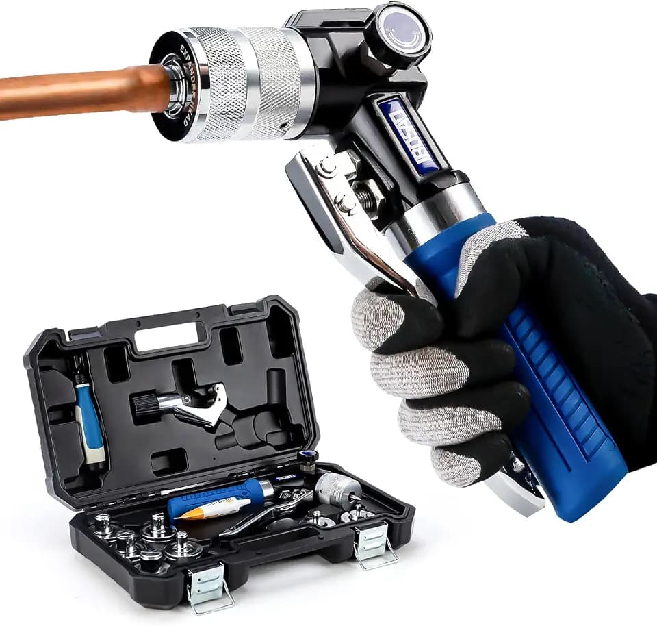 HVAC Hydraulic SWAGING tool kit for copper tubing Expanding 3/8 inch to 1-1/8 inch