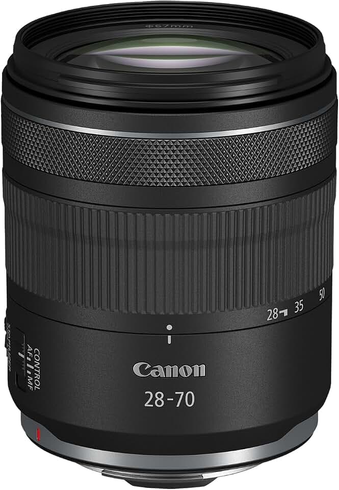 Canon RF 28-70mm F2.8 is STM Standard-Zoomobjektiv für EOS R Kameras mit 5,5-Stufen-Bildstabilisator, Witterungsschutz in kompakter und Leichter Bauweise