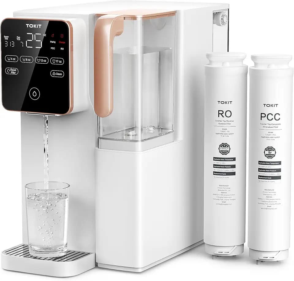 TOKIT T1 Auftisch Umkehrosmose Wasserfilter für die Küche