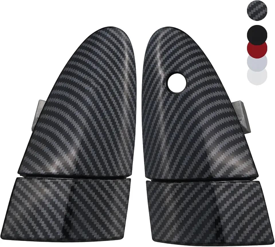 TQPONLY Upgrade Metal Exterior Door Handle | Fits Honda CR-Z CRZ 2011-2016 Front Left & Right Side | Outside Handle Outer Door Part (Carbon Fiber)