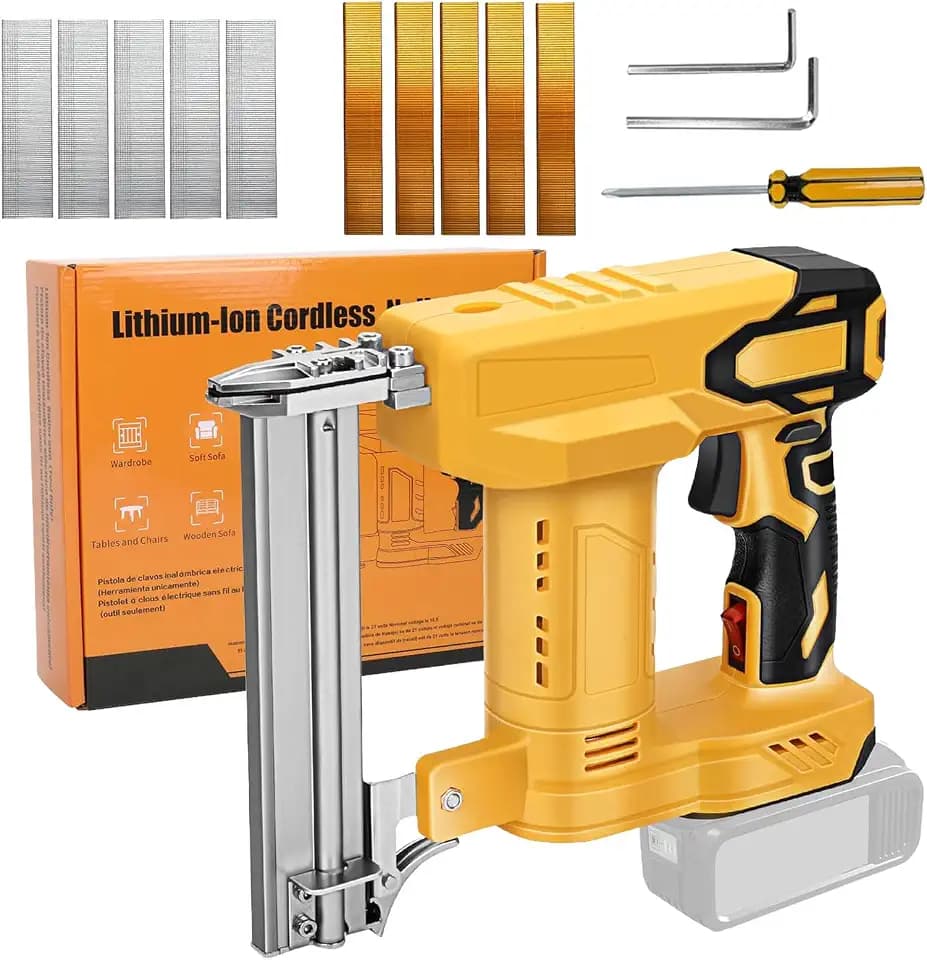 2-in-1 Akku Nagler für Dewalt, Kabellose Elektrische Nagelpistole