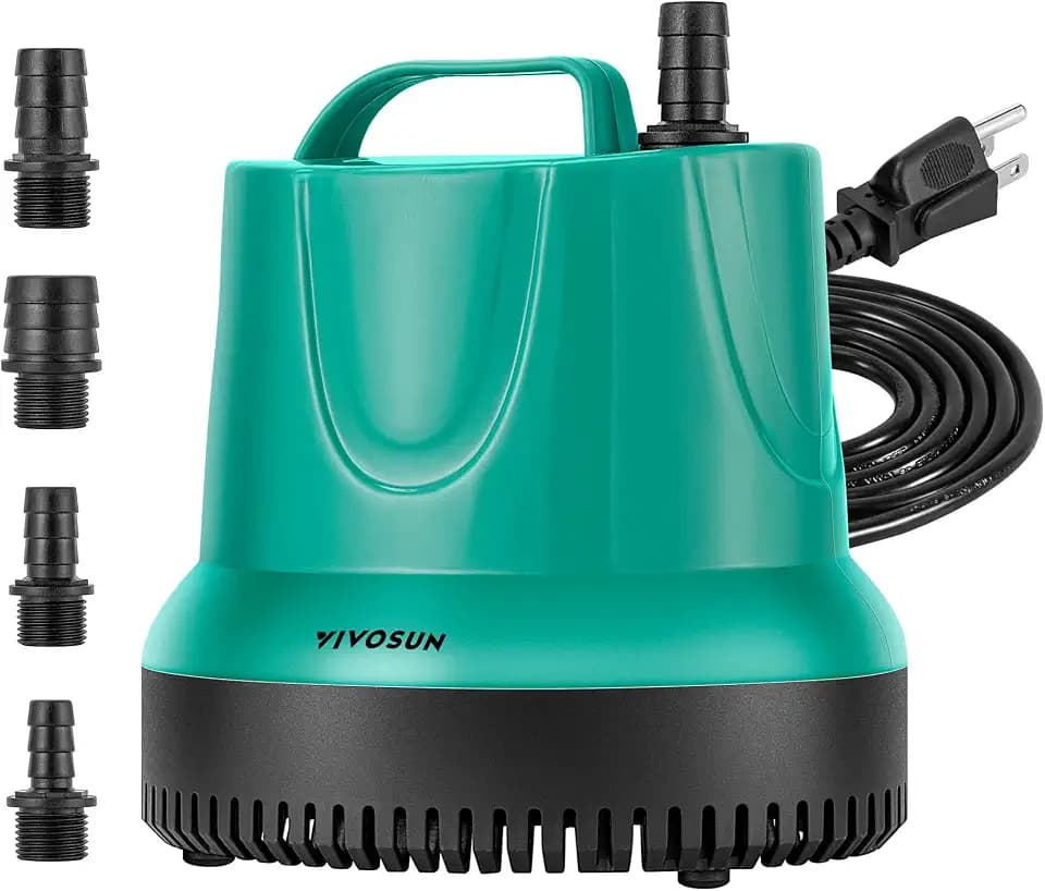 VIVOSUN 850GPH Sub Water Pump for Fish Tank, Pond, Aquarium, Hydroponics