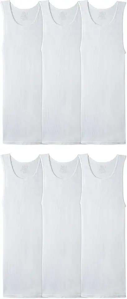 Fruit of the Loom Men's Sleeveless Tag Free Moisture Wicking Tank A-Shirt
