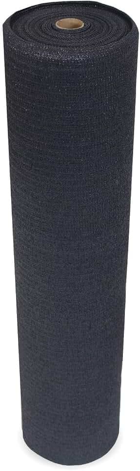 Coolaroo 90% UV Block Heavy Duty Sun Protection Fabric - Breathable Outdoor Shade Cover for Pergolas, Patios, Pets, Vehicles, and Play Areas, Tear-Resistant HDPE, 6ftx50ft Roll, Graphite