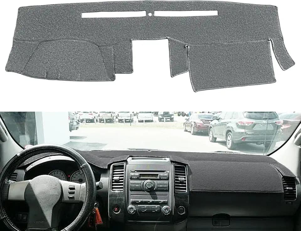 Dash Cover Mat for Nissan Frontier 2005-2021/ Xterra 2005-15(Dark Gray) Y66