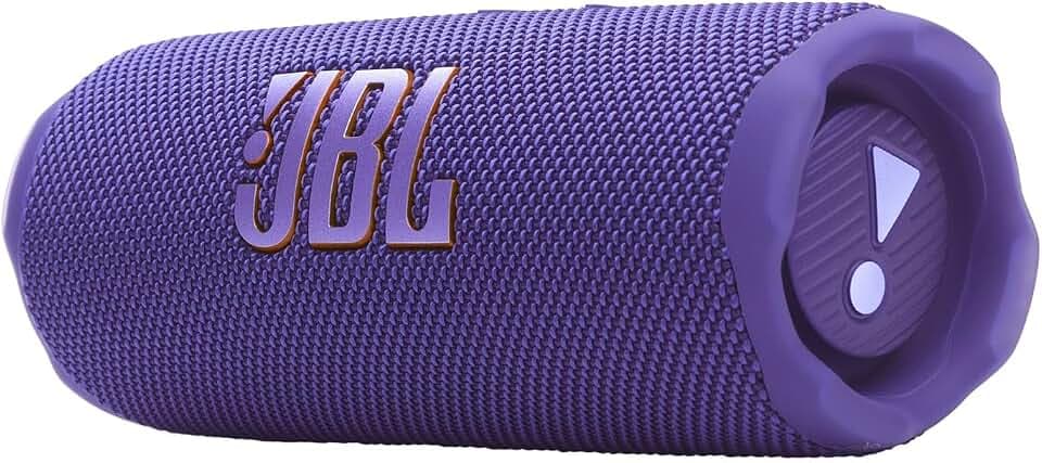 JBL Flip 7, kabelloser tragbarer Bluetooth-Lautsprecher, 16 Stunden Akkulaufzeit, IP68 wasserdicht, Staub- und stoßfest, JBL Pro Sound mit AI Boost, Auracast Multi-Speaker-Verbindung, Violett