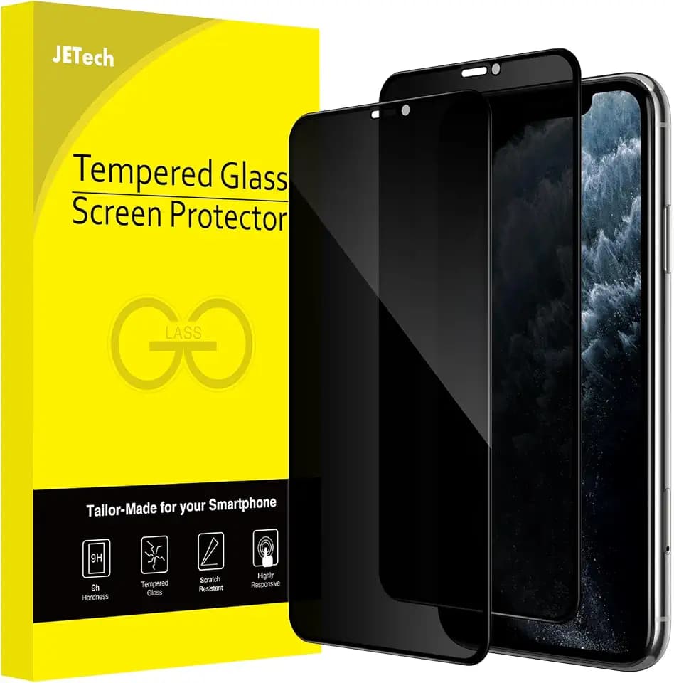 JETech Privacy Screen Protector for iPhone 11 Pro/Xs/X, 2-Pack