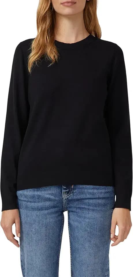 s.Oliver Damen Strickpullover – Regular Fit, Viskosemix, Langarm