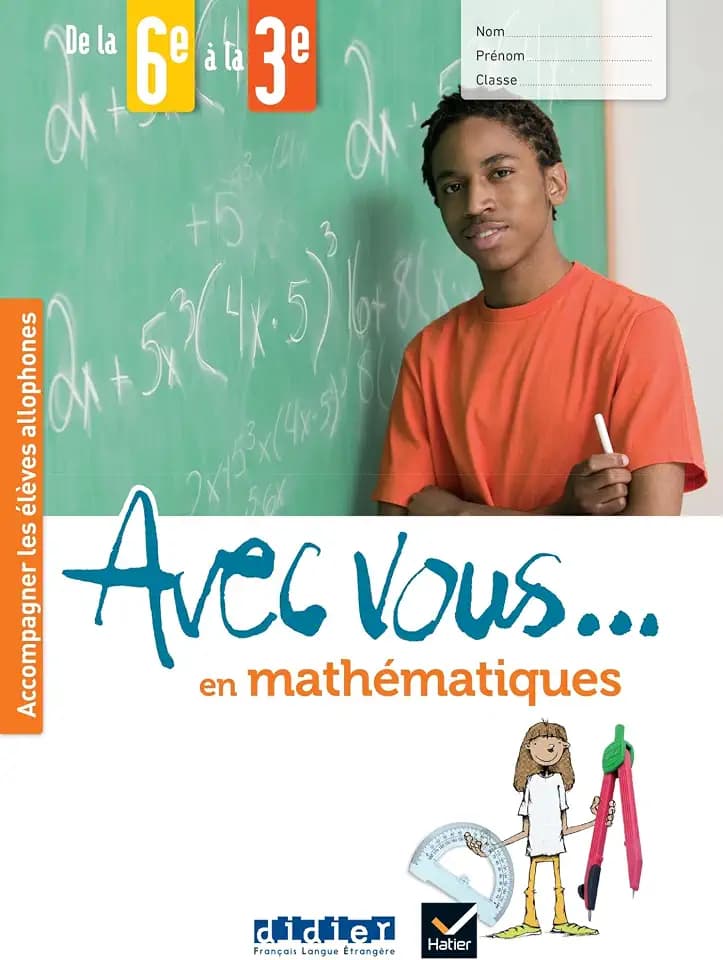 Avec vous... en mathématiques - de la 6e à la 3e - Cahier + didierfle.app