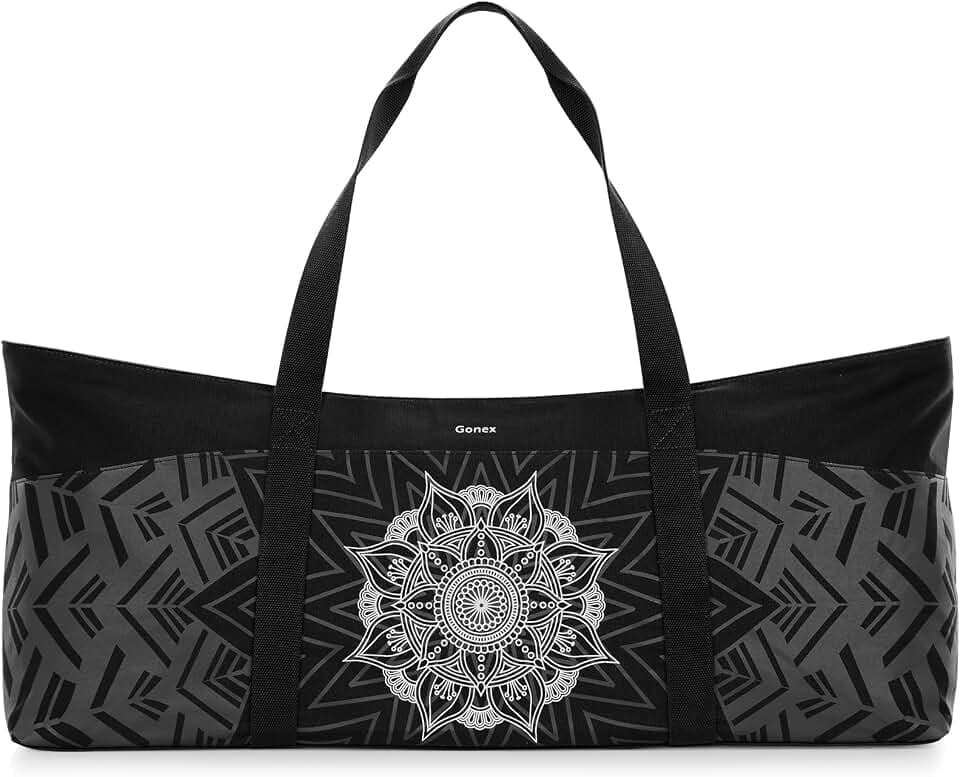 Gonex Yoga Mat Bag For Women, 60L Extra Large Pilates Mat & Blocks Carrier