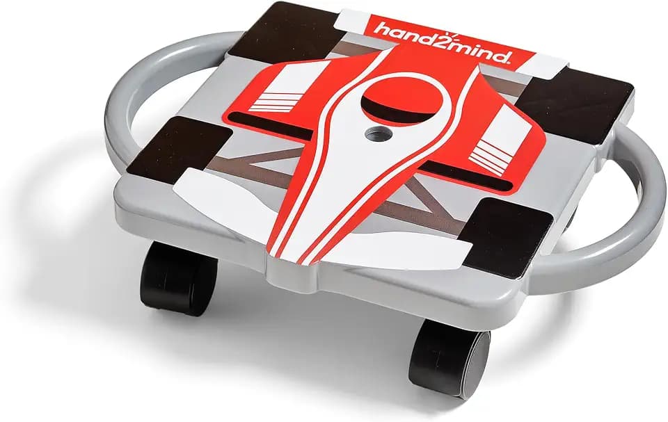 hand2mind Red Speedway Racer Scooter Board, Gross Motor Toys, Ages 5+