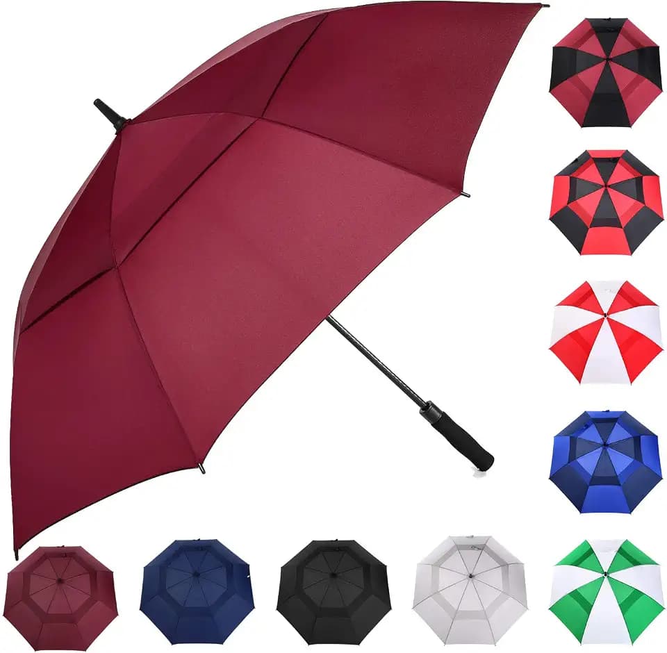 MRTLLOA Extra Large Golf Umbrella,54/62/68/72 Inch Automatic Open Umbrella